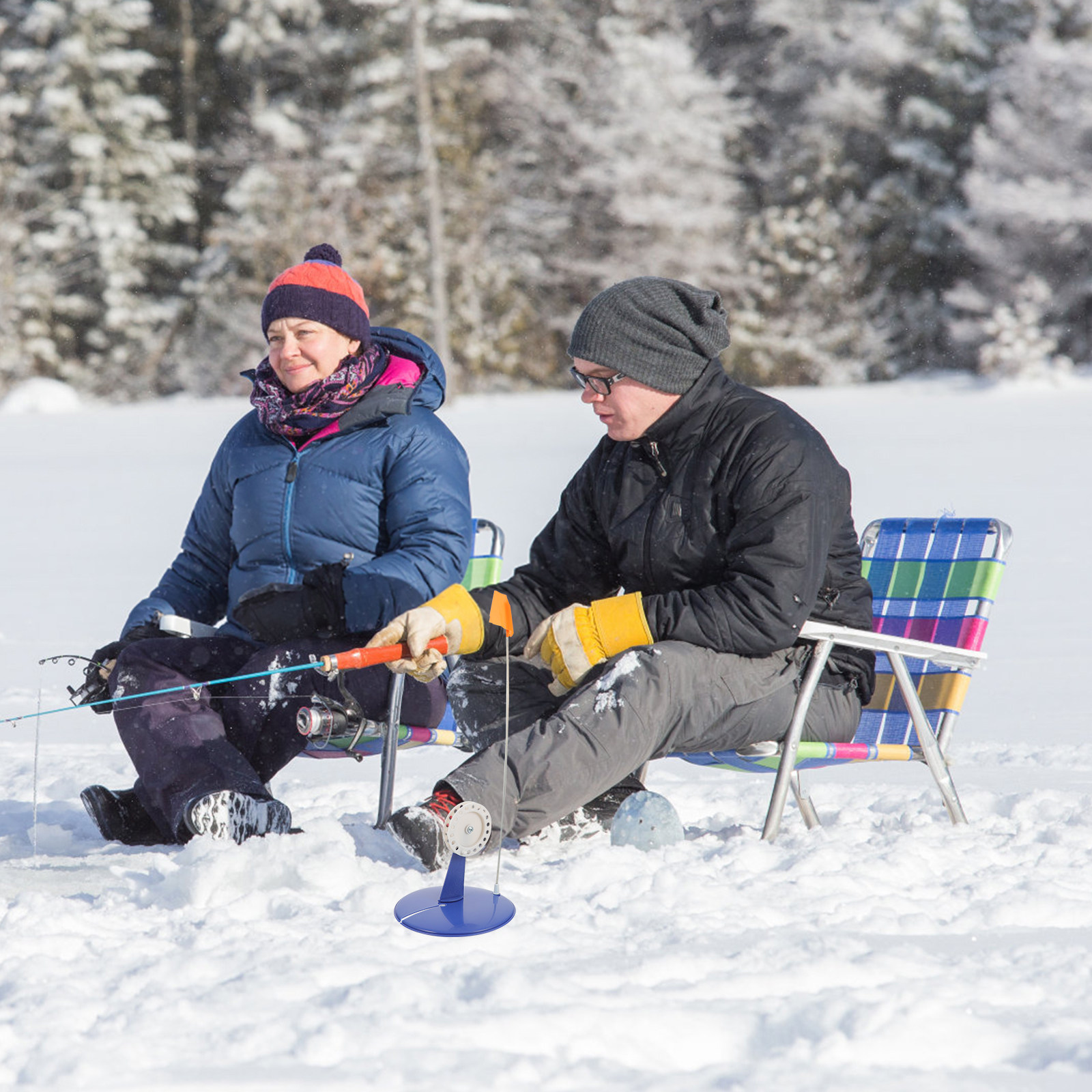 Ice Fishing Flag Premium Mater - Ice Fishing Tip Up 评论和价格