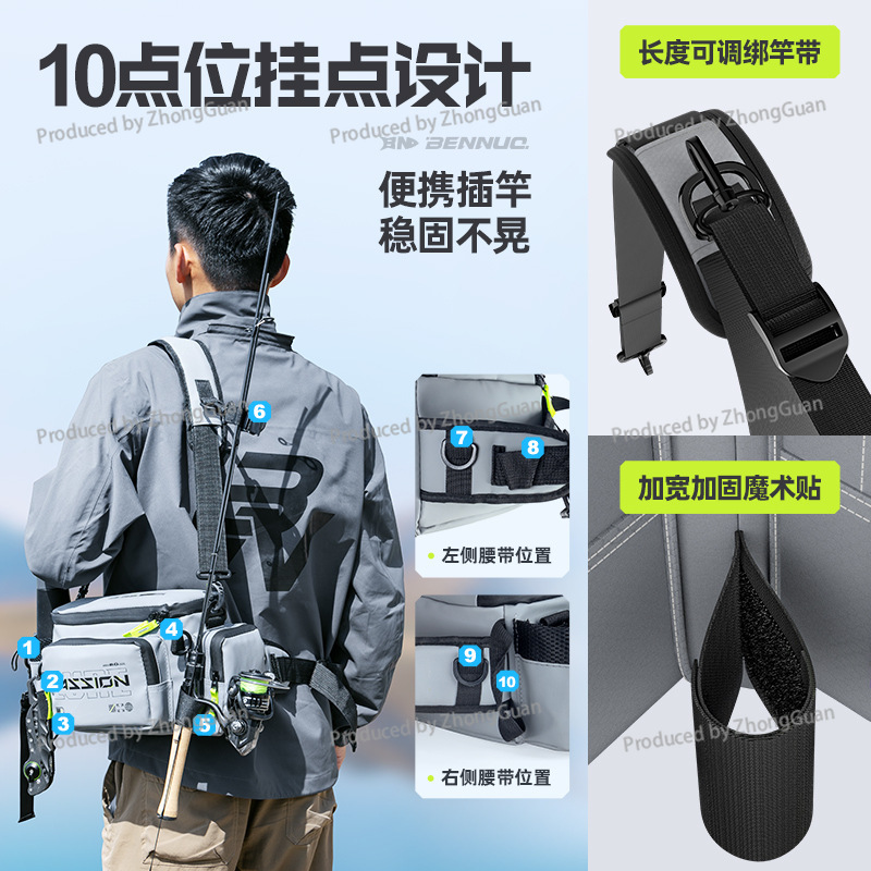 Multifunctional Fanny Pack Wat - Fishing Equipment Bag 评论和价格